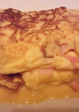 ｵﾑﾚﾂﾍﾞｰｺﾝ-レシピのメイン写真