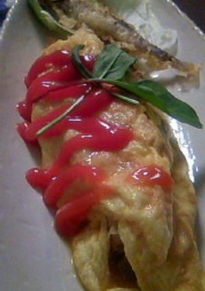 青椒肉絲風オムレツ-レシピのメイン写真