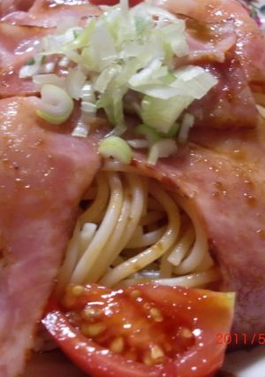 簡単★お昼ごはんに焼き肉のたれパスタ-レシピのメイン写真
