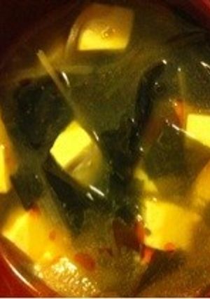 食べるラー油で簡単中華スープ♪-レシピのメイン写真