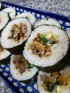 ナムルで韓国風海苔巻き-レシピのメイン写真