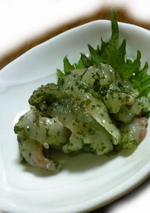 鯛の大葉ジェノベーゼ和え**-レシピのメイン写真