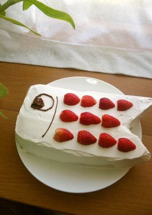 こどもの日に♪鯉のぼりケーキ-レシピのメイン写真