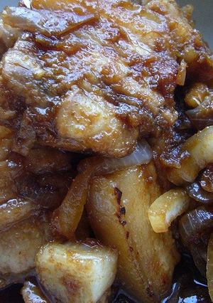 バルサミコ酢で豚のしょうが焼き-レシピのメイン写真
