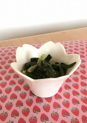 シャキシャキ　ニラの胡麻和え-レシピのメイン写真