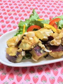 ふわっとさつま芋の甘辛レンジ煮-レシピのメイン写真
