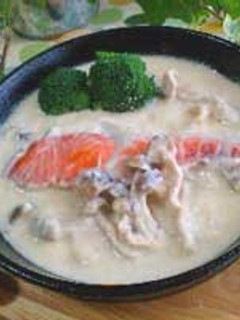 鮭としめじの味噌クリーム煮-レシピのメイン写真