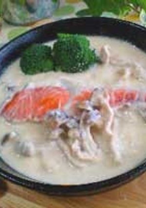鮭としめじの味噌クリーム煮-レシピのメイン写真