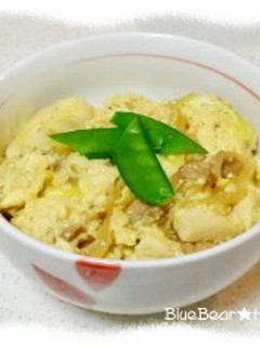 ★節約つゆだく親子豆腐丼★-レシピのメイン写真
