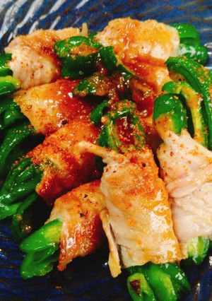 ＊柔らか豚肉とピーマンの醤油麹焼き＊-レシピのメイン写真