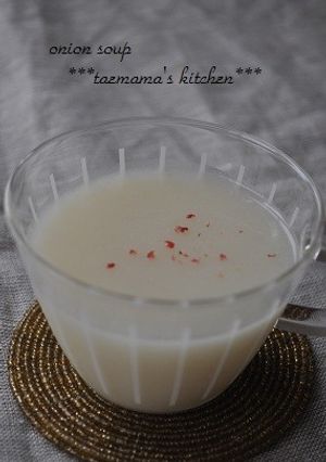旬を美味しく！新玉ねぎの冷製スープ-レシピのメイン写真