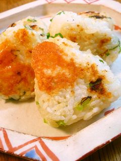 おつまみにも☆しっかり味の焼きおにぎり-レシピのメイン写真