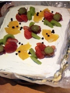 大きなショートケーキ-レシピのメイン写真