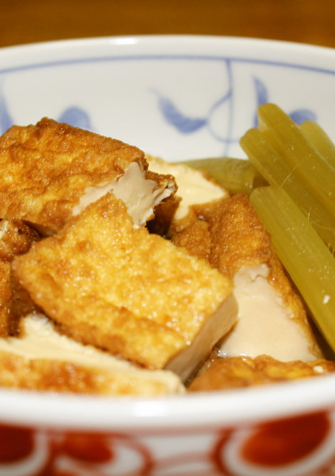 厚揚げとふきの煮物-レシピのメイン写真