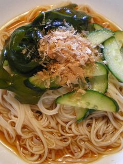 ランチに♪さっぱり☆酢っきりそうめん-レシピのメイン写真