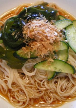 ランチに♪さっぱり☆酢っきりそうめん-レシピのメイン写真