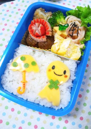 てるてる坊主☆キャラ弁-レシピのメイン写真