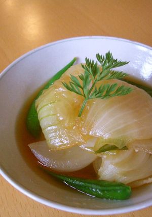 とろ~り!おいしい新玉ねぎの煮びたし☆-レシピのメイン写真
