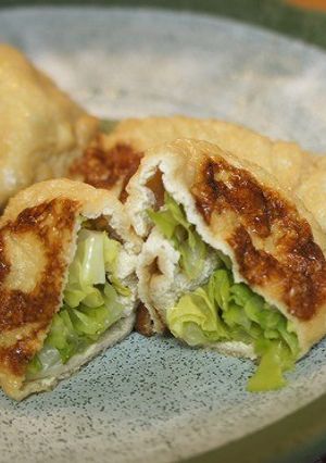 キャベツの油揚げ包み焼き-レシピのメイン写真