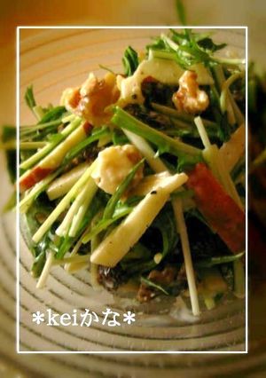 ✤水菜とりんごのマヨーグル♪サラダ✤-レシピのメイン写真