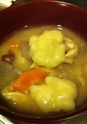 スロークッカーですいとん-レシピのメイン写真
