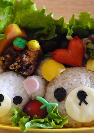 リラックマ＆コリラックマ★キャラ弁★-レシピのメイン写真