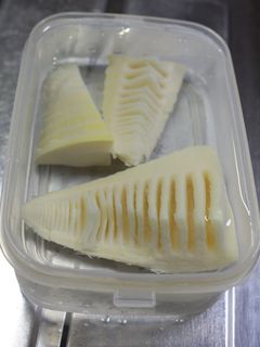 たけのこの保存は真空で!-レシピのメイン写真