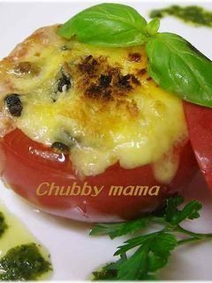 丸ごとトマトのグラタン-レシピのメイン写真