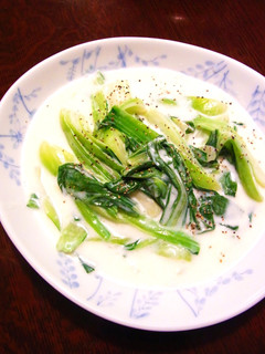 青梗菜のクリーム煮-レシピのメイン写真