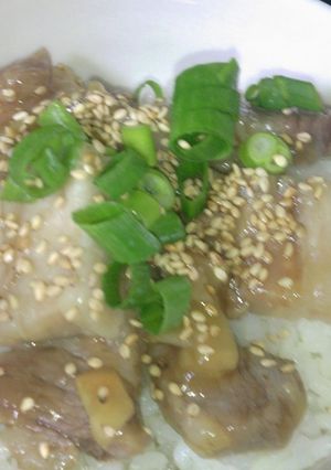 豚バラ丼(^00^)~生姜風味~-レシピのメイン写真