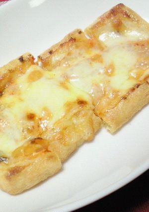 油揚げ☆キムマヨチーズのせ-レシピのメイン写真