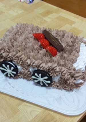車立体ｹｰｷ父の日に-レシピのメイン写真