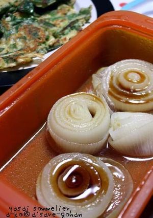 スチームケースで♪新タマネギのオイル蒸し-レシピのメイン写真