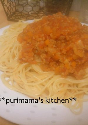 野菜たっぷり☆我が家のミートソース-レシピのメイン写真