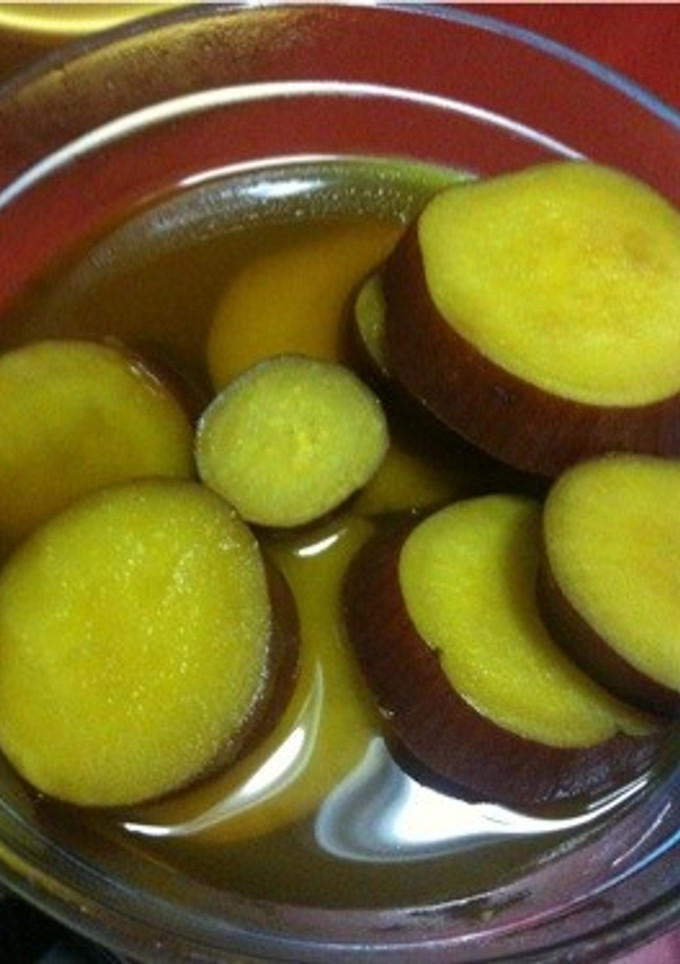 サツマ芋 くちなしの実 煮-レシピのメイン写真