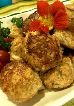 たけのこ入り鶏つくねの照り焼き-レシピのメイン写真