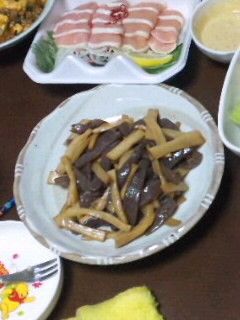 **こんにゃくとメンマの炒め物**-レシピのメイン写真
