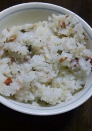 アジの干物で梅シソごはん-レシピのメイン写真