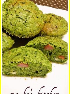 栄養満点♪ほうれん草マフィン-レシピのメイン写真