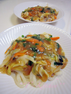 コンソメ味の♪あんかけ焼きうどん-レシピのメイン写真