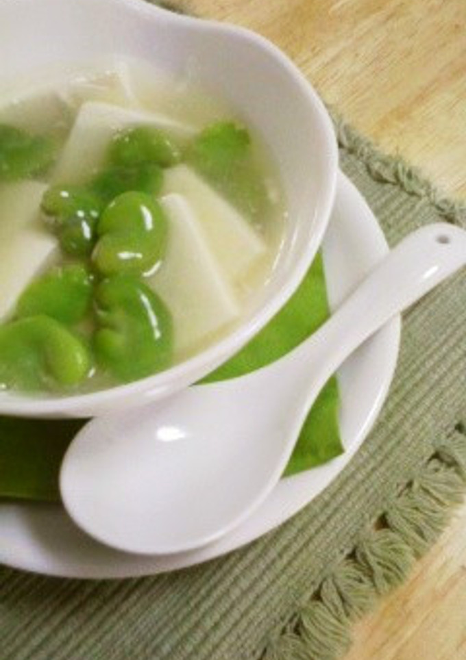 そら豆の♪とろとろ豆腐-レシピのメイン写真