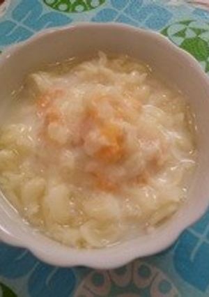 離乳食 鮭とじゃがいものスープパスタ-レシピのメイン写真