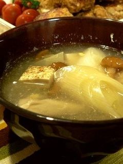豆腐となめこと長ねぎの中華スープ-レシピのメイン写真