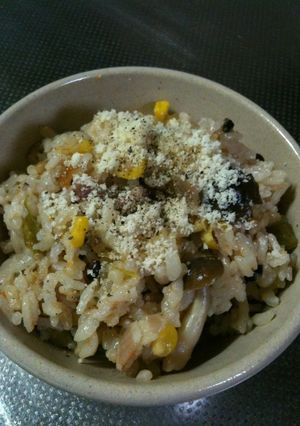 *簡単*洋風☆ピラフ的炊き込みご飯*-レシピのメイン写真
