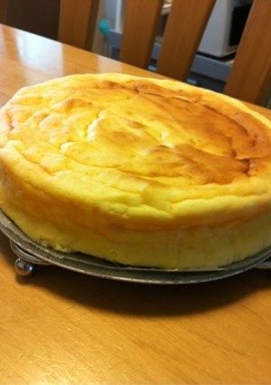 ☆ベイクドみたいな⁉スフレチーズケーキ☆-レシピのメイン写真