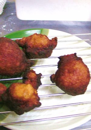 揚げ物後、余った材料でドーナツ！-レシピのメイン写真