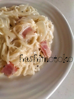 ヘルシー◎カルボ風素麺-レシピのメイン写真