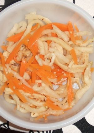 初体験!?切干大根の酢の物～高野豆腐入り-レシピのメイン写真