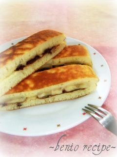 卵焼き器で簡単✿ホットサンドケーキ✿-レシピのメイン写真