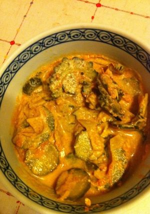 ゴーヤとトマトのレッドカレー-レシピのメイン写真